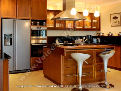 general view of the kitchen of the 2 bedroom villa mauritius ref 16
