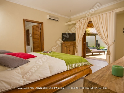 premium villa grand bay ref 16 bedroom and terrace view

