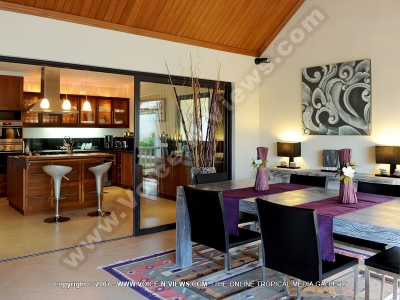 two bedroom premium villa pereybere mauritius ref 16 dining room
