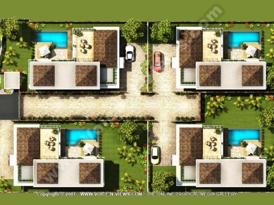 site plan premium villas pereybere mauritius ref 176
