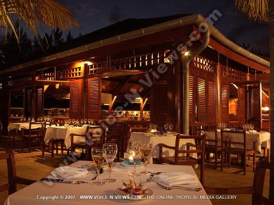 les villas du lagon hotel reunion orangine restaurant
