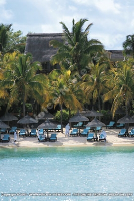 royal palm hotel mauritius seaside view from the sea
