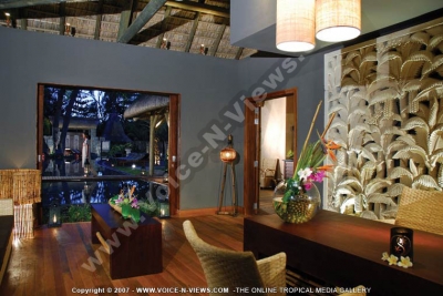 shandrani resort and spa hotel mauritius spa reception
