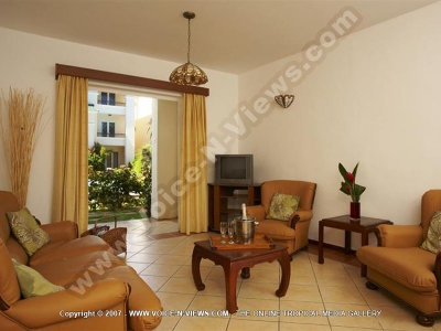 standard apartment flic en flac mauritius ref 117 living room
