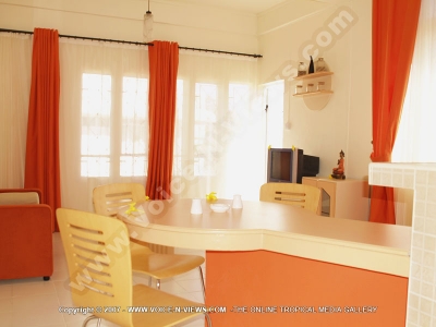 standard apartment pereyebere ref 187 view of the television room
