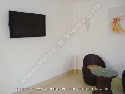 general view of the living room of standard studio apartment mauritius ref 110

