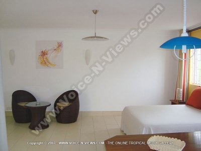 standard studio apartment mauritius ref 110 single bedroom
